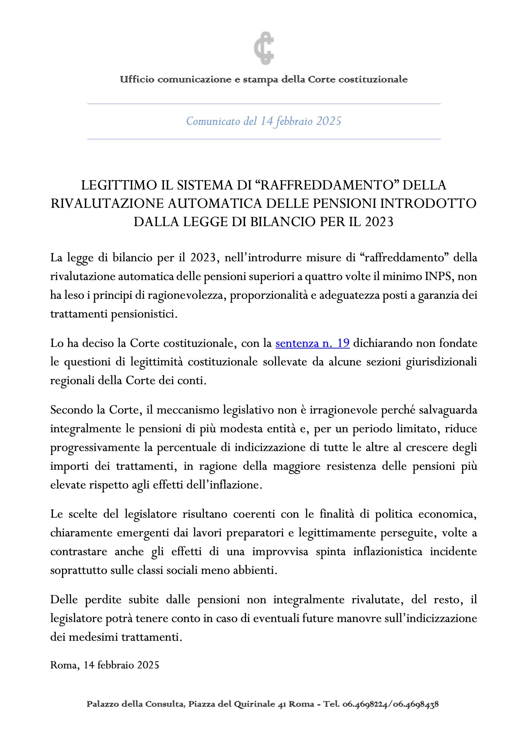 comunicato-stampa-corte-costituzionale-sentenza-19-del-2025