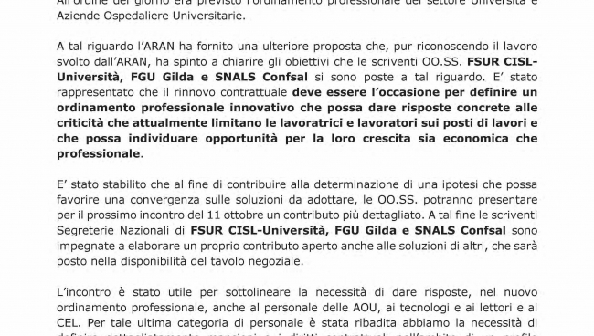 FGU Dipartimento Università